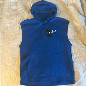 Under Armour Blue Sleeveless Hoodie